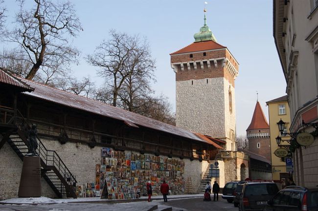 Městské hradby v Krakově