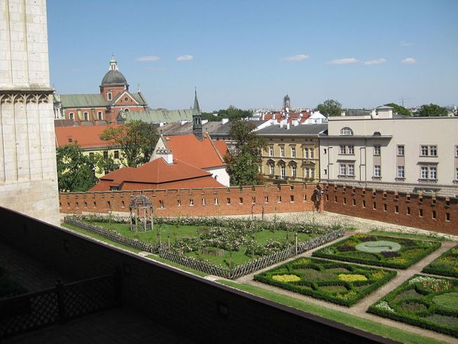 Královské zahrady, Wawel, Krakow